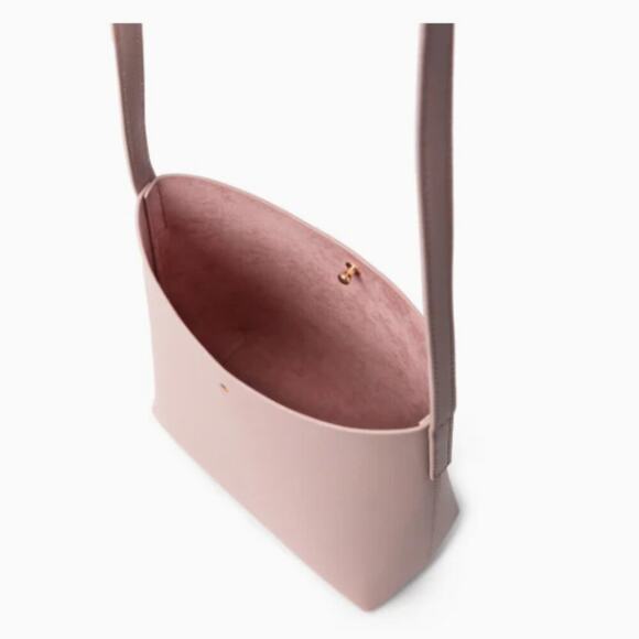 NEW Samara Vegan Leather Peony Pink Medium Shoulder Crossbody Bag (SMXX025) - Picture 4 of 8